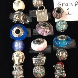 Group 1 of 3) Assorted Pandora Charms $25 EACH